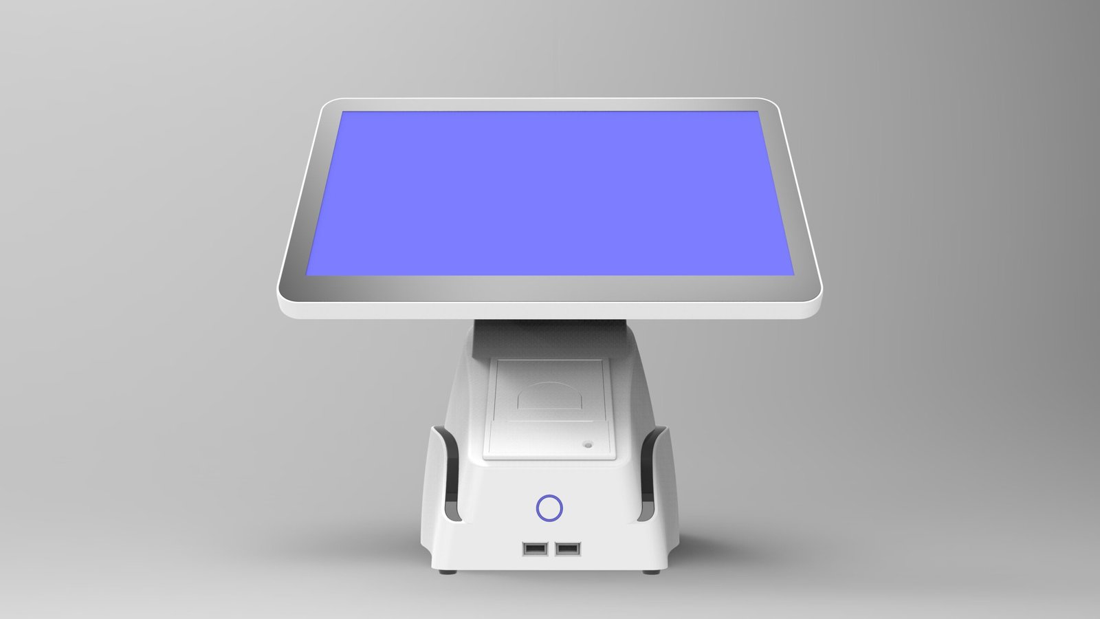 Multi-size Dual Screen POS with Printer, QR Scanner, ID & Fingerprint Reader