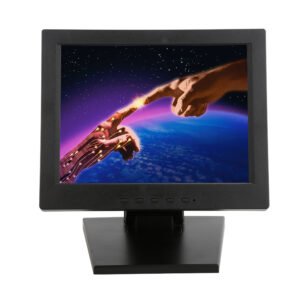 front view of 12 inch 4:3 Resistive Touch Screen Monitor
