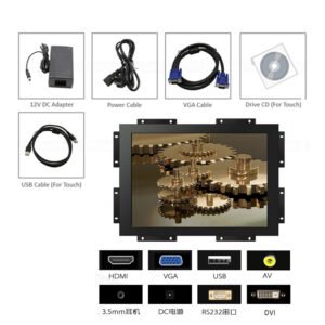 accessories of 15.6 inch Wall Mount Resistive Touch Monitor