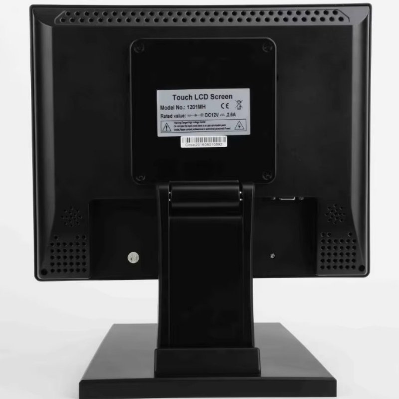 rear view of 12 inch Resistive Touch Screen POS Resistive Touch Screen 12 inch POS