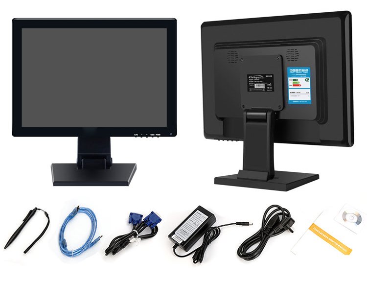 accessories of 4/5 Wire Resistive 15 inch Touch Screen Monitor