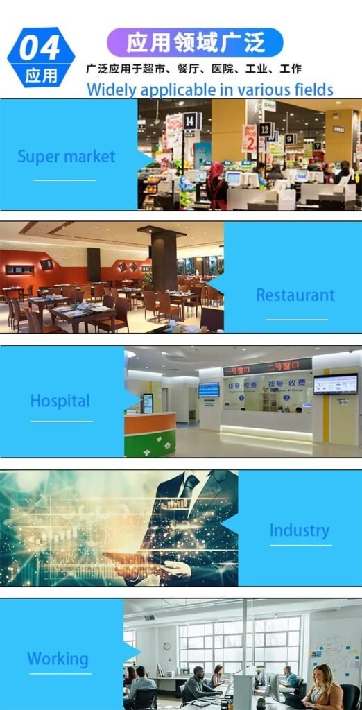 using scenario of Capacitive Resistive Touch POS Monitor