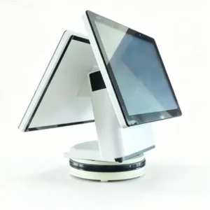 side of 21.5+15.6 Inch Dual Touch Screen POS