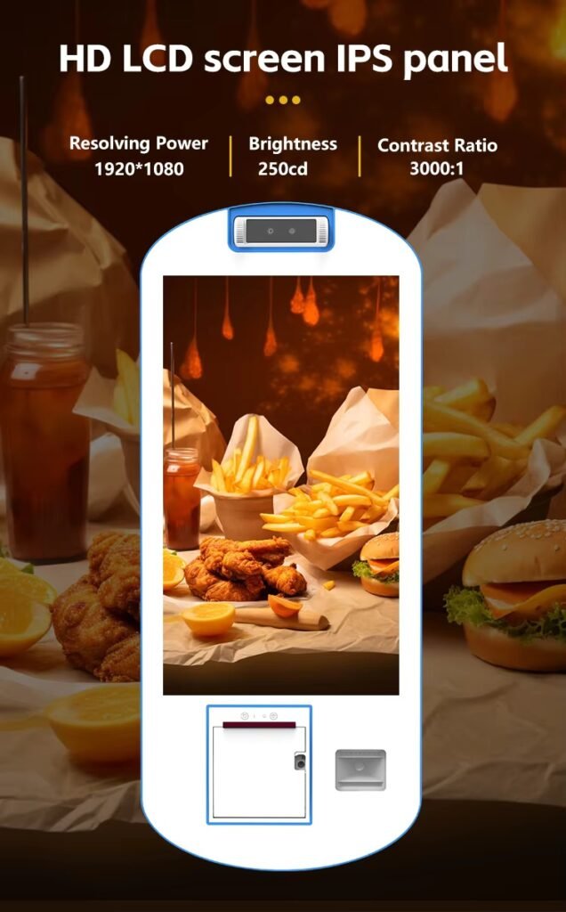 IPS panel 21.5 inch Self-Service POS Terminal