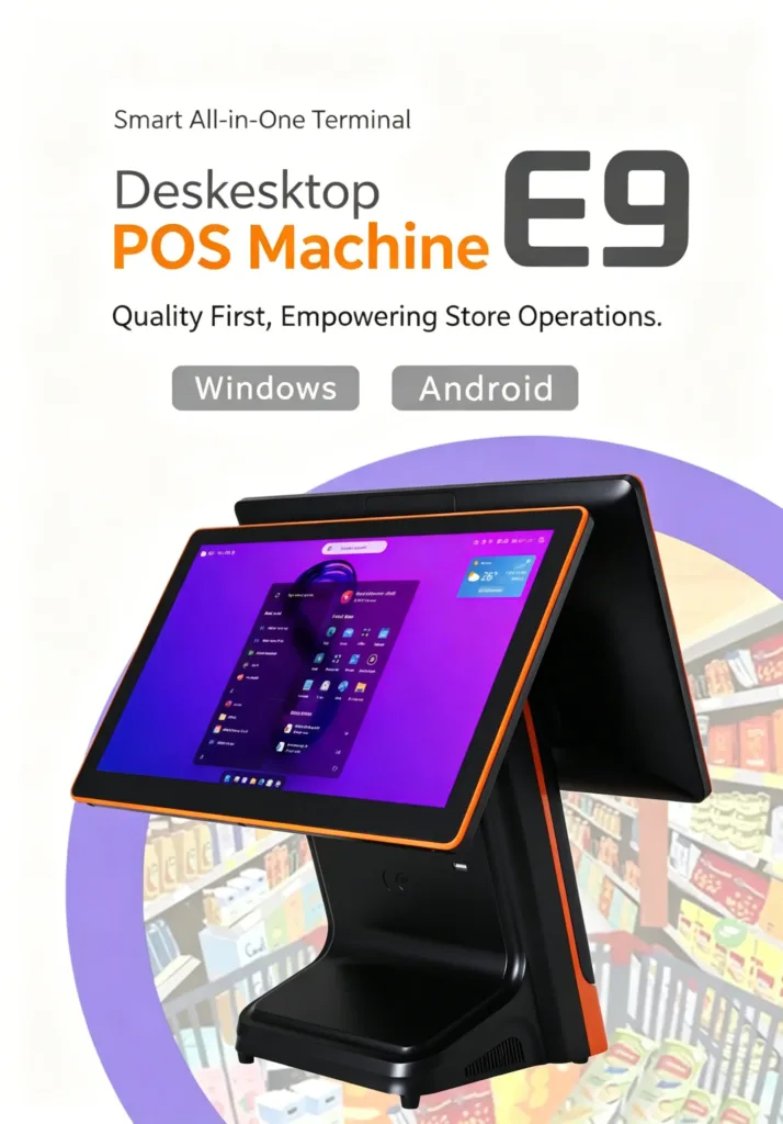 Smart dual screen POS