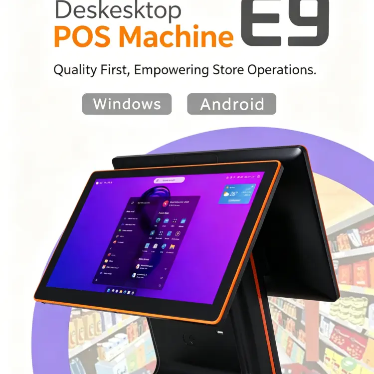 Smart dual screen POS
