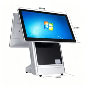 size of Smart dual screen POS