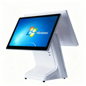 side view of size of Smart dual screen POS