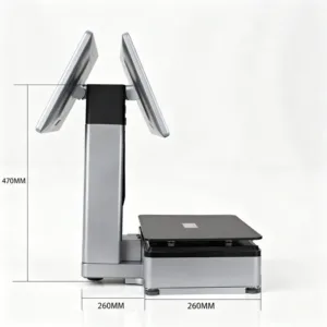 side view of Weighing all in one POS