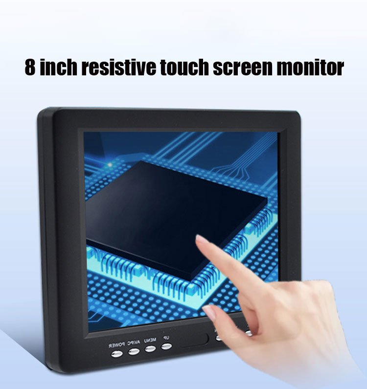 8 inch Resistive Touch Screen Monitor
