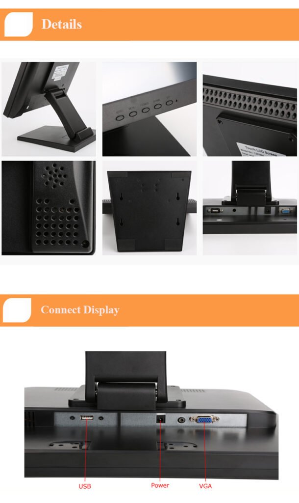 details of 10.4 inch Resistive Touch Screen Display 