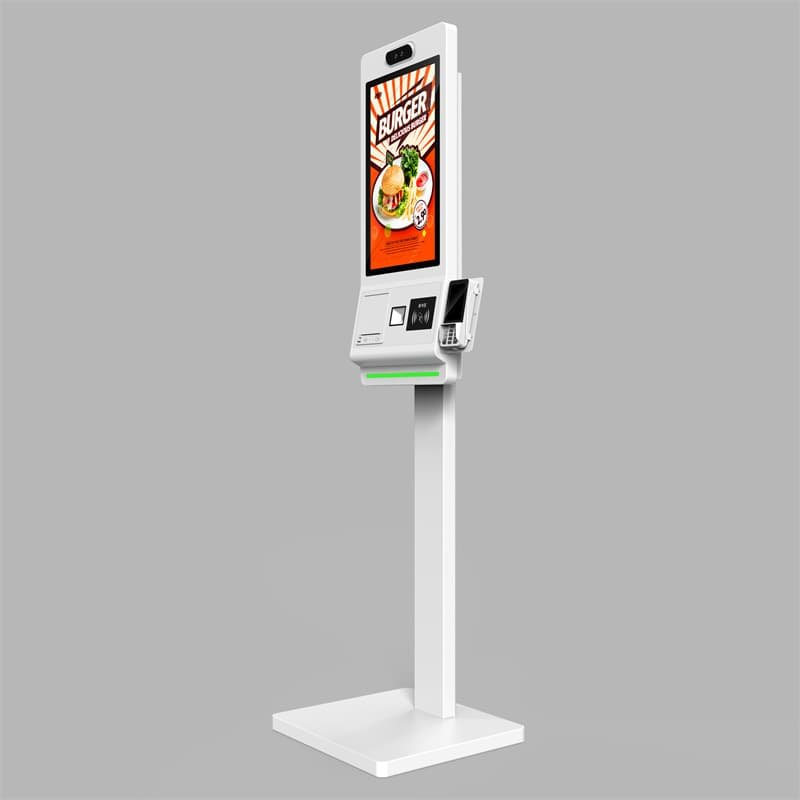 right side of floor standing self-checkout kiosk right side of floor standing self-checkout kiosk